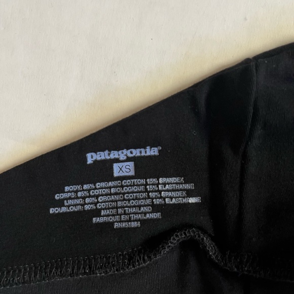 Patagonia Rhythm halter bra black size XS organic cotton + spandex - Picture 5 of 6